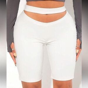 Women's White Shorts